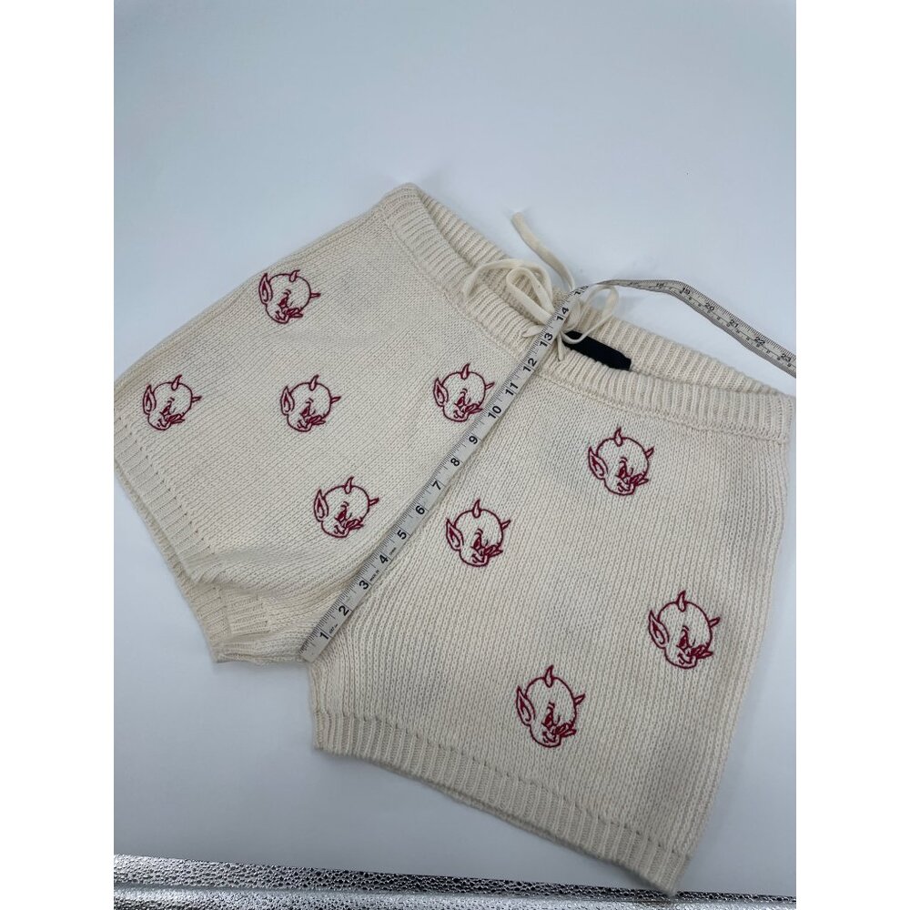 NWT Spirit Jersey Womens Large Hell’s Kitchen NYC Sweater Knit Shorts Loungewear - Picture 6 of 7